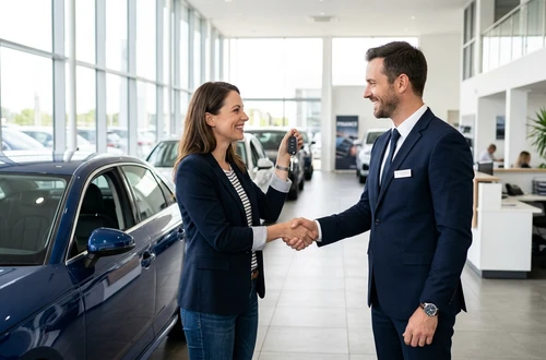 DriveWise advisor meeting with a borrower